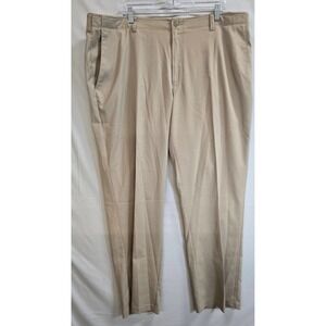 Pro Tour Golf Pants Mens 42x32 Beige Stretch Straight Leg Performance Outdoor